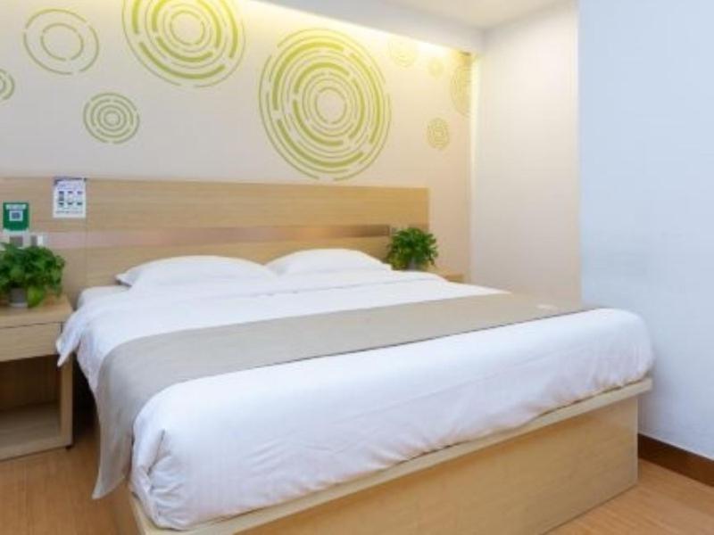 Greentree Inn Shanghai Minhang District Beiqiao Subway Station Express Hotel Bagian luar foto