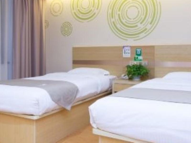 Greentree Inn Shanghai Minhang District Beiqiao Subway Station Express Hotel Bagian luar foto