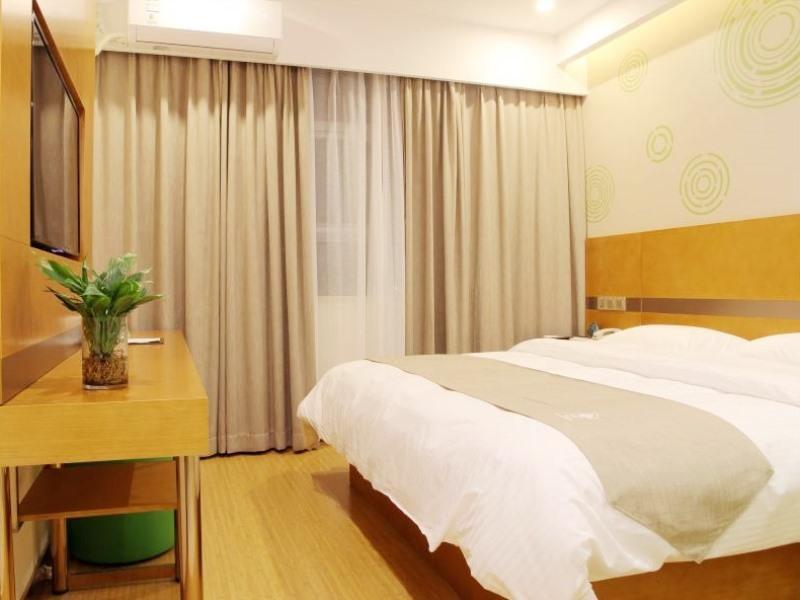Greentree Inn Shanghai Minhang District Beiqiao Subway Station Express Hotel Bagian luar foto