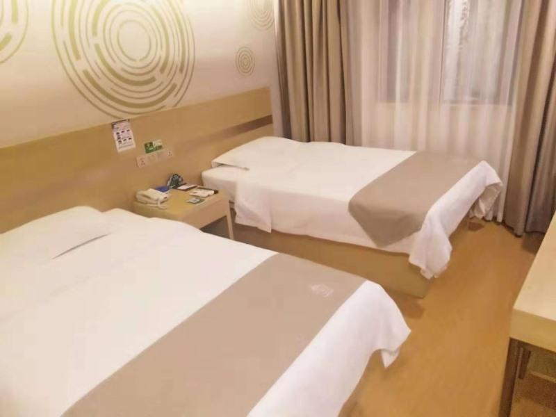 Greentree Inn Shanghai Minhang District Beiqiao Subway Station Express Hotel Bagian luar foto