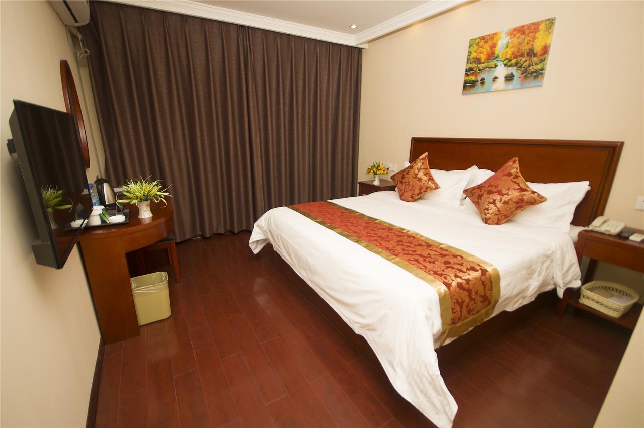 Greentree Inn Shanghai Minhang District Beiqiao Subway Station Express Hotel Bagian luar foto