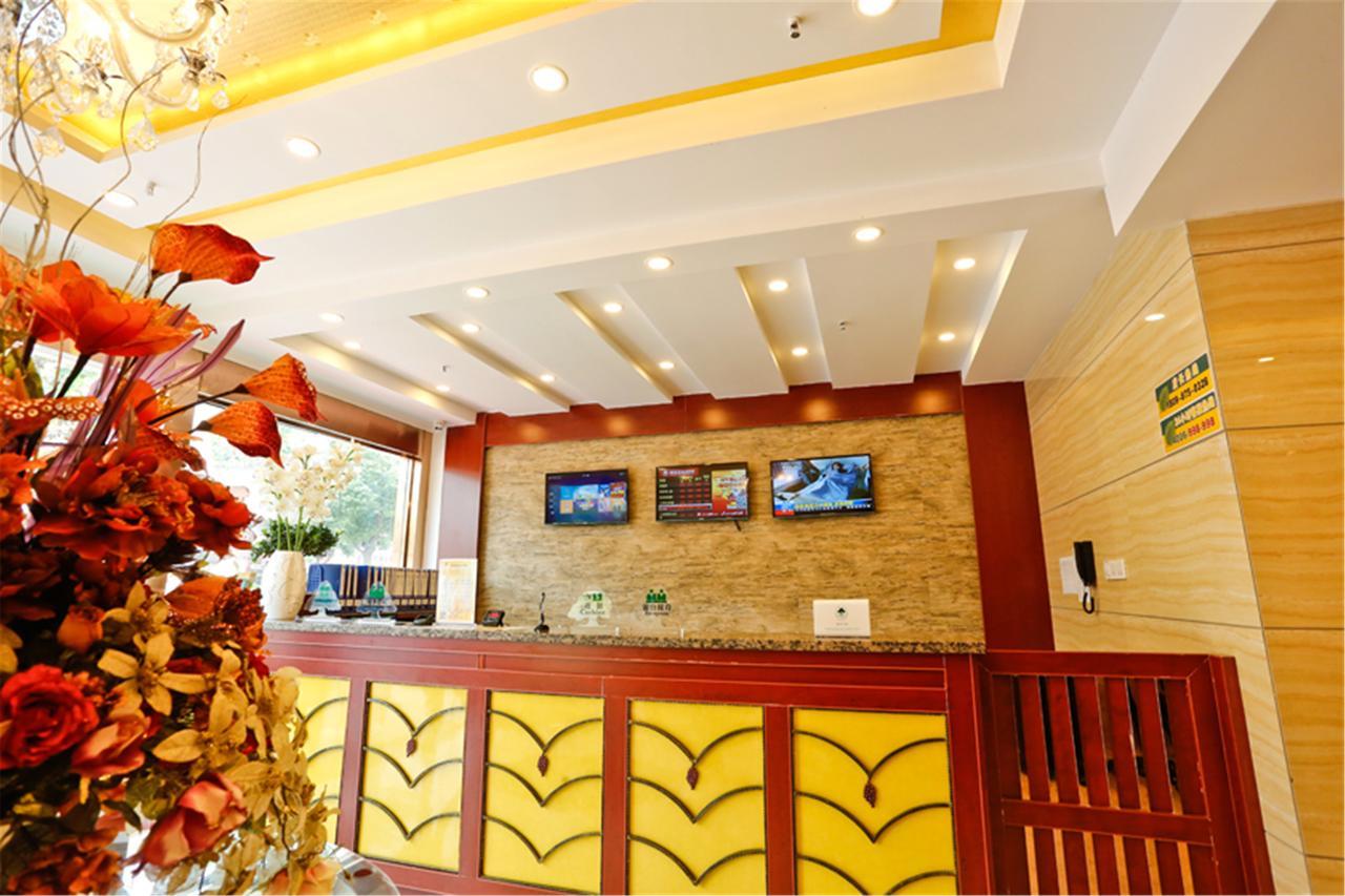 Greentree Inn Shanghai Minhang District Beiqiao Subway Station Express Hotel Bagian luar foto
